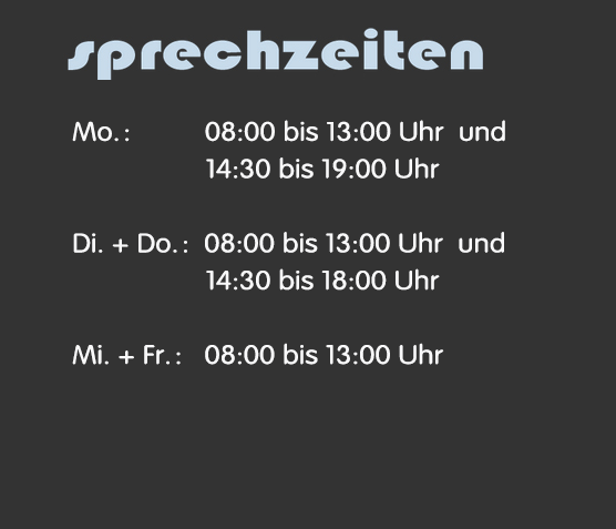 öffnungszeiten